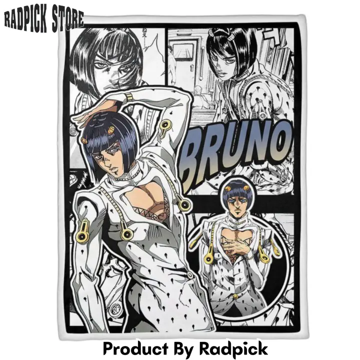 Bruno bucciarati blanket custom jjba anime  rp0150866